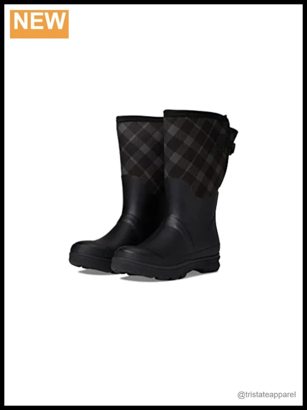 Waterproof Faux Fur Neoprene Rubber Snow Boots Insulated -20 Mid Calf